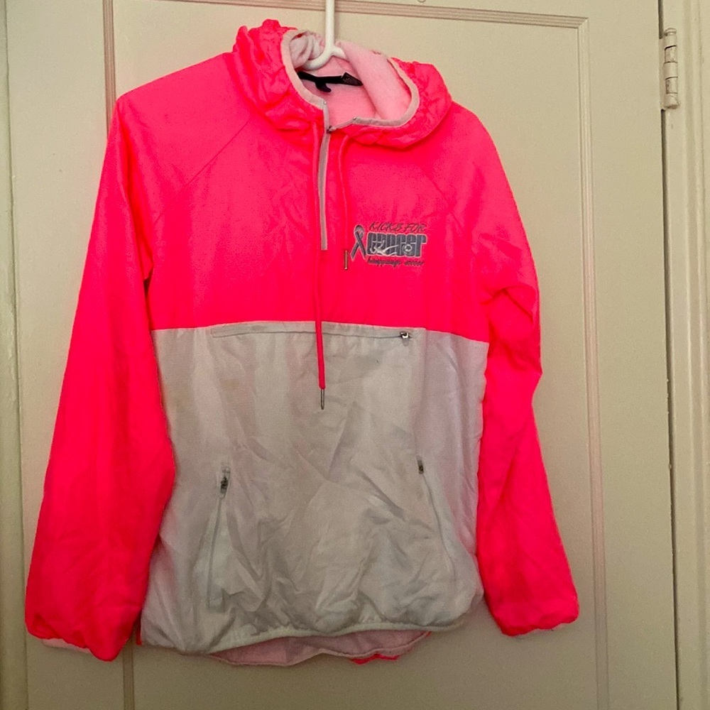 Kicks for cancer hoodie size: XS